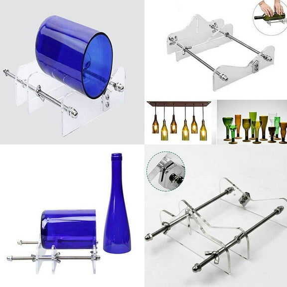 US 1-2 Pcs Glass Bottle Cutter Beer Wine Jar DIY Cutting Machine Craft Recycle