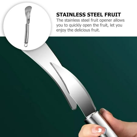 

Frcolor Grapefruit Peeler Stainless Steel Orange Peeler Convenient Citrus Opener Practical Fruits Peeler