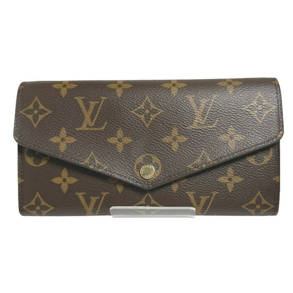 Pre-Owned Louis Vuitton LOUIS VUITTON Long Wallet Monogram Portefeuille Sarah Canvas... (Good)