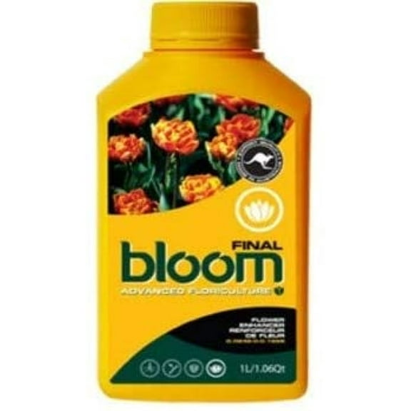 Yellow Bottles Final Bloom, liter