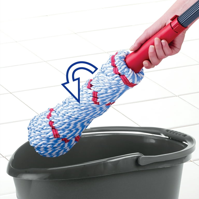 How to use the Vileda MicroTwist mop - microfibres that remove