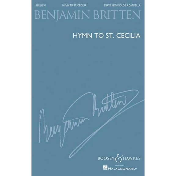 Hymn to St. Cecilia: Ssatb with Solos A Cappella (Paperback)