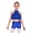 Royal Blue, variant on Children's Girls' Sequined Gymnastics Top Dance Top Leggings Short Dress Modern Dance Jazz Hot Pink 16