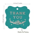 thumbnail image 7 of Inkdotpot Real Rose Gold Foil Thank You Bridal Shower Tags Favor Bracket Shape Hang Pack Of 100 Paper Tags, 7 of 7