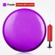thumbnail image 3 of Tabla de equilibrio Disco de masaje Placa de equilibrio Almohadilla de equilibrio Disco de equilibrio inflable físico Aire púrpura, 3 of 4