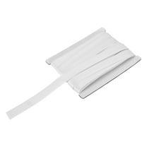 Uxcell Double Fold Bias Tape for Sewing 5/8 Inch x 6 Yards Satin Pre-fold Continuous Binding Tape for Seaming Quilting Hemming Binding DIY Crafts, White