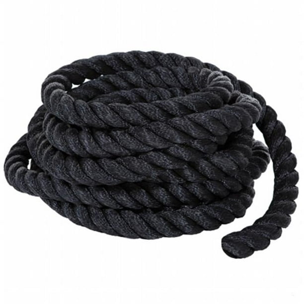 Power Systems 13646 50 ft. x 1.5 in. Power Training Rope - Black