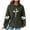Army Green, variant on DDAPJ pyju Cross Graphic Hoodies for Women Waffle Knit Hooded Sweatshirt Loose Casual Pullover Hoodie Christian Blessed Sweatshirts with Kangaroo Pocket Army Green L