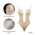 thumbnail image 6 of Women Plunge Backless Body shaper Bra Bodysuit Low back Thong Shapewear for Backless Dress, 6 of 7