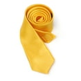 thumbnail image 2 of Cravate Unisexe Décontractée et Formelle Moulante Jaune Mariage Étroite, 2 of 8
