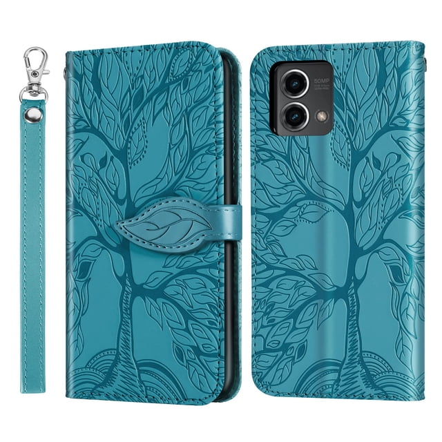 Funda TIPOYOROO para Motorola Moto G Stylus 5G 2023-Turquesa