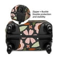 thumbnail image 4 of Easygdp Rabbits on Floral Print Elastic and Washable Suitcase Protective Cover with Hidden Zipper Fits 18-32 inch Luggage -Large, 4 of 9