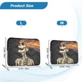thumbnail image 4 of FORMRS 15"-15.6" Laptop Sleeve Protective Case Soft Carrying Quilted Computer Bag Cover, Black Skeleton, 4 of 7