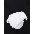LisenraIn Men's White Tuxedo Gloves Formal Uniform Guard Butler Gloves