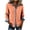 Orange#1, variant on fheaev Denim Patchwork Button Down Shirts for Women Dressy Loose Long Sleeve Lapel Colorblock Business Casual Blouse