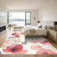 thumbnail image 3 of ODIKA 4'x6' Machine Washable Non-Slip Area Rug, Watercolor Pink High Traffic Rug, Pink, 1085411, 3 of 7