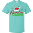 thumbnail image 3 of Inktastic Grandma Claus with Christmas Santa Hat and Snowflakes T-Shirt, 3 of 5