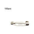 thumbnail image 2 of Soumake 100Pcs Practical Alloy Brooch Bar Backs Safety Pins with Holes for Jewellery Findings, 2 of 7