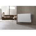 thumbnail image 3 of Refurbished (Good) - DeLonghi HSX3315FTS Slim Style Digital 1500W Convection Panel Heater with Dual Fan, White, 3 of 4
