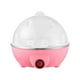 thumbnail image 1 of Hervidores de huevos eléctricos, utensilios de cocina multifuncionales con apagado automático, utensilios de cocina portátiles visibles para el desayuno en el dormitorio. 1 nivel rosa, 1 of 8