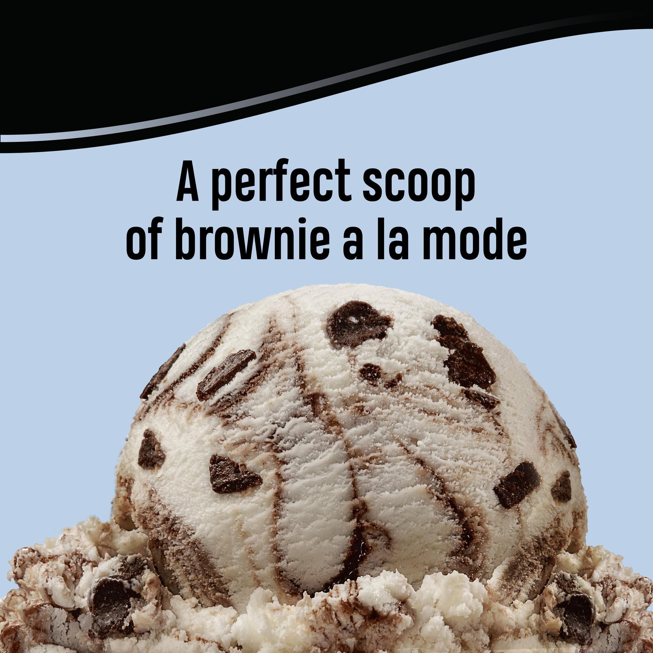 Breyers CarbSmart Brownie a La Mode Vanilla Ice Cream, Frozen Dairy Dessert, 48 oz