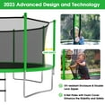 YORIN 1400LBS 14FT Trampoline for Kids Adults, Trampoline with Safety