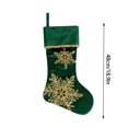thumbnail image 7 of Christmas Stockings, Classic Holiday Xmas Stocking with Hanging Loop, Gift Bag for Fireplace Mantel, Tree and Family Holiday Decor, 7 of 7