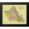thumbnail image 2 of Beasley 14x12 Black Modern Framed Museum Art Print Titled - Oahu Hawaii - Beasley 1899, 2 of 5