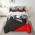 thumbnail image 2 of Erosebridal Teenager Gamepads Bedding Sets Twin Size,Video Game Comforter Sets with Sheets,Breathable Bed in a Bag Twin size,Super Cozy Gamer Bedroom Decorative,Reversible,7-Piece, 2 of 6