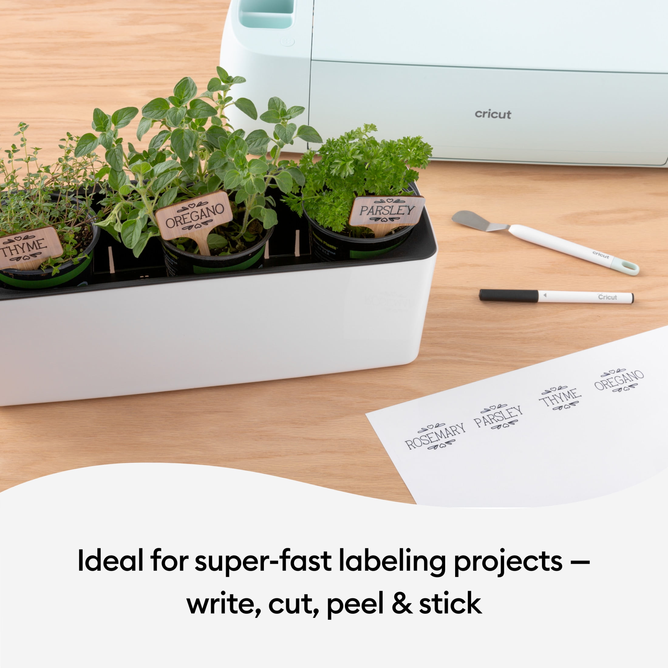Cricut Smart Label Writable Vinyl Removable (3 ft), 13" x 36"