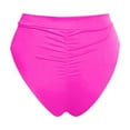 thumbnail image 5 of Women's Casual High Waisted Solid Color Split Plus Size Swim Trunks Swim Cover up Pants plus Size Swimsuit Skirt Cover up Bottoms Bathing Suit Boy Shorts for Women Swim Leggings Women Swimsuit with, 5 of 5
