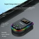 thumbnail image 2 of 5.3 Transmisor Receptor Bluetooth Adaptador Bluetooth 2 en 1 con Pantalla LED Luz RGB para Coche PC TV Altavoz Auriculares, 2 of 5