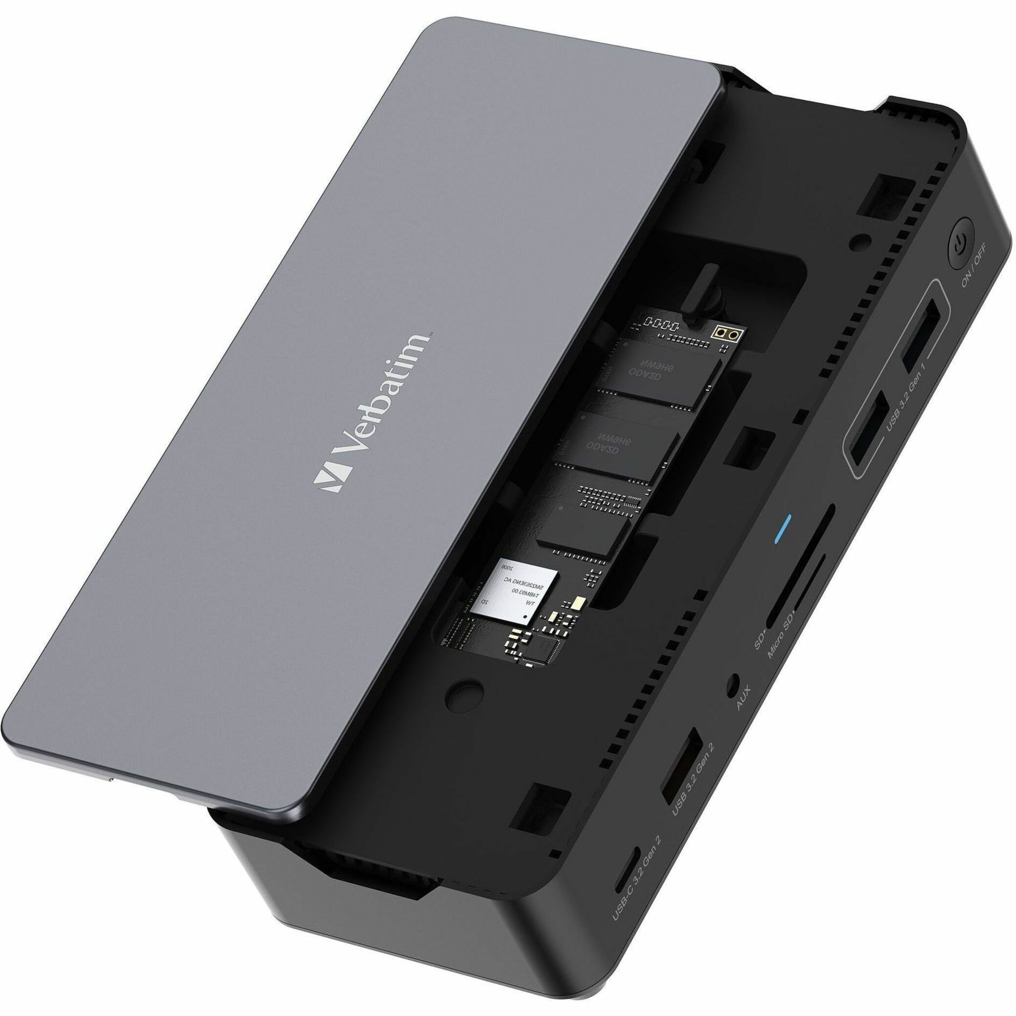 Verbatim USB-C &trade;Pro Docking Station 15-in-1 - 256GB Vi3000 SSD (32174)