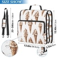 thumbnail image 2 of FORMRS Zipper Binder with Shoulder Strap 2-inch Ring 500 Sheet Capacity File Bag, Brown Ice Cream Pattern, 2 of 5