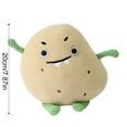 thumbnail image 2 of YATAV Vegetable Plush Bulk Colorful Cute Stuffed Mini Eggplant Chili Corn Tomato Carrot Potato Stuffed Toy Sensory Gifts for Birthday Easter Valentines Day Favors(Potato), 2 of 2