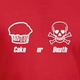 thumbnail image 3 of CafePress - Eddie Izzard Cake Or Death Men's Fitted T Shirt (D - Men's Fitted T-Shirt, 3 of 4