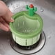 thumbnail image 4 of Cactus Shape Kitchen Sink Strainer Basket Automatic Dumping Food Waste Collector Draining Filter Net 3-Piece Set, 4 of 5