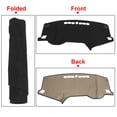 thumbnail image 4 of Unique Bargains Suede Dashboard Cover Mat Protector Carpet Car Non-Slip Mat Carpet for Hyundai Sonata 9 2015-2018 Black, 4 of 6