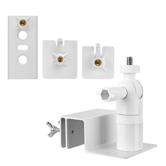 Adjustable Camera Mount With Solar Panel Holder For Outdoor Surveillances System