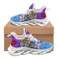 thumbnail image 1 of Zapatos vulcanizados unisex con estampado de enfermera de hospital en degradado, para otoño e invierno, con amortiguación y antideslizantes, para caminar, 1 of 6