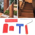 thumbnail image 4 of Wood Graining Tool, Elastic Quick  Soft Rubber Wear  Wood Grain Roller Reusable  For DIY Decoration, 4 of 8