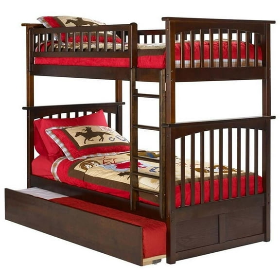 Leo & Lacey Urban Twin Over Twin Trundle Bunk Bed