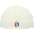 thumbnail image 4 of Men's New Era Cream Tennessee Titans Chrome Color Dim 59FIFTY Fitted Hat, 4 of 6