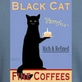 thumbnail image 3 of CafePress - Black Cat Coffee T Shirt - Mens Comfort Colors Shirt, 3 of 5