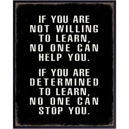 Motivational Wall Art - Office Wall Art & Decor Motivational poster - Positive Quotes Wall Decor - Encouragement Gifts - Positive Sayings for Wall Decor - Entrepreneur Wall Art - Inspirational Quotes