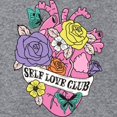 thumbnail image 3 of CafePress - Self Love Club Heart Sweatshirt - Pullover Hoodie, Classic & Comfortable Hooded Sweatshirt, 3 of 4