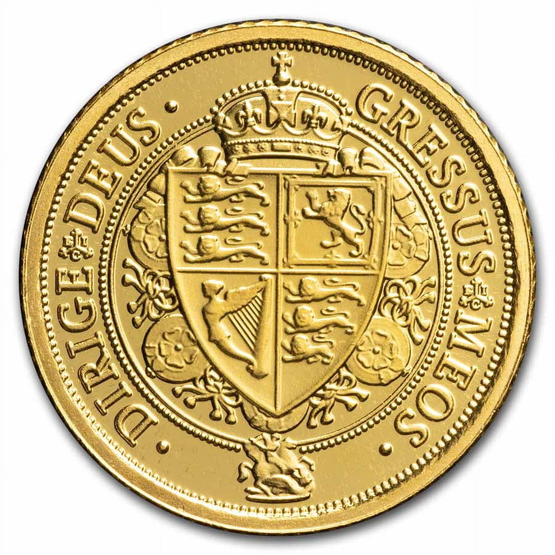 Gold Coin St. Helena 1/4 oz Gold £25 Guinea BU Rose Sceptre or Spade (Random Year & Designs)