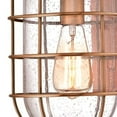 thumbnail image 4 of Westinghouse Ferry One-Light Outdoor Wall Fixture, Washed Copper Finish with Clear Seeded Glass, 4 of 6