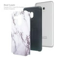 thumbnail image 2 of Alcatel Fierce XL, Alcatel Pixi Glory Case, Alcatel Onetouch Flint, Jitterbug Smart, Slim Hybrid Dual Layer Shockproof Cover - Marble, 2 of 3