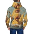 thumbnail image 5 of Mens 3D Print Full Zip Hoodie Jackets Hooded Sweatshirt, Rubber Ducks Funny Vintage, 5 of 5
